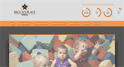 Desktop Screenshot of beccasplacegym.com