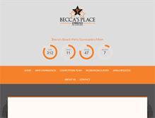 Tablet Screenshot of beccasplacegym.com